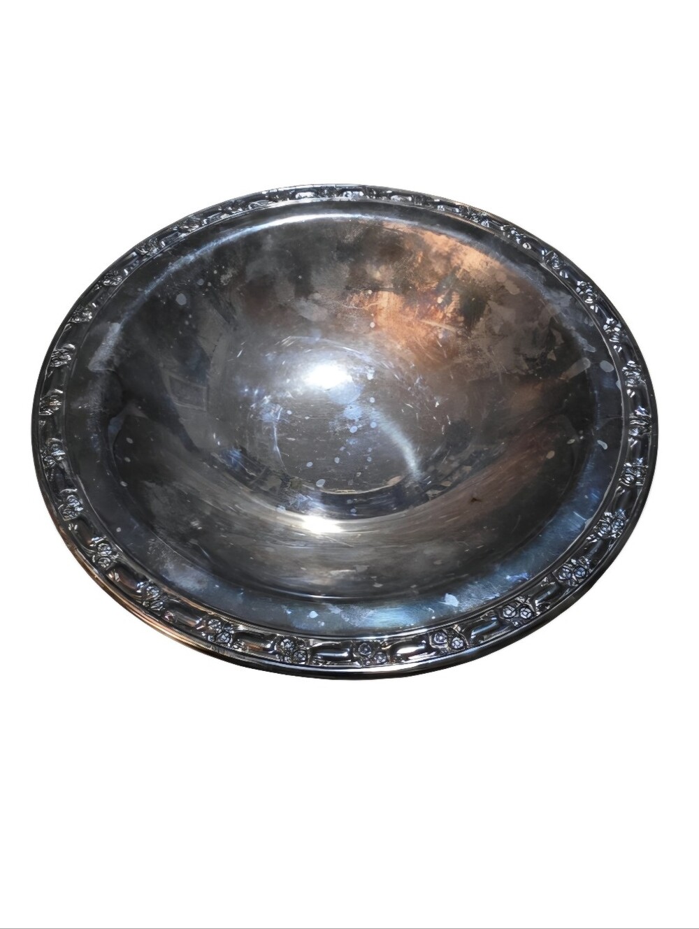 Vintage Oneida Silversmiths Silver Plated Footed Pedestal Candy Nut Dish Compote